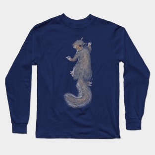 Gray Squirrel Long Sleeve T-Shirt